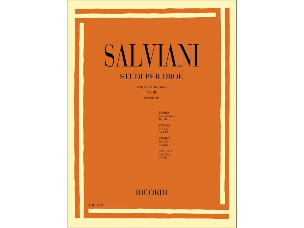 Noty pro hoboj Studi Per Oboe (Tratti Dal Metodo) Vol. 3 Bezpečná Platba