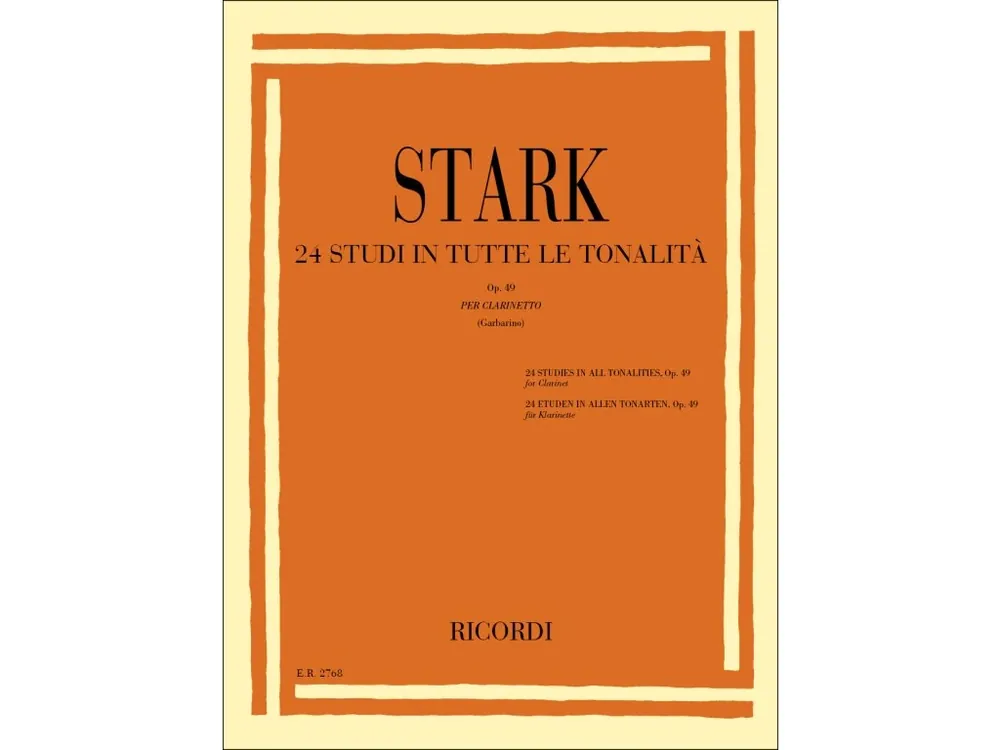 Cenový Hit Noty pro klarinet 24 Studi in tutte le tonalità Op. 49