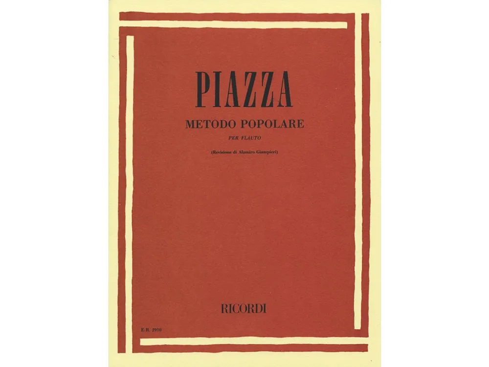 Noty pro flétny Metodo Popolare Per Flauto Ověřený