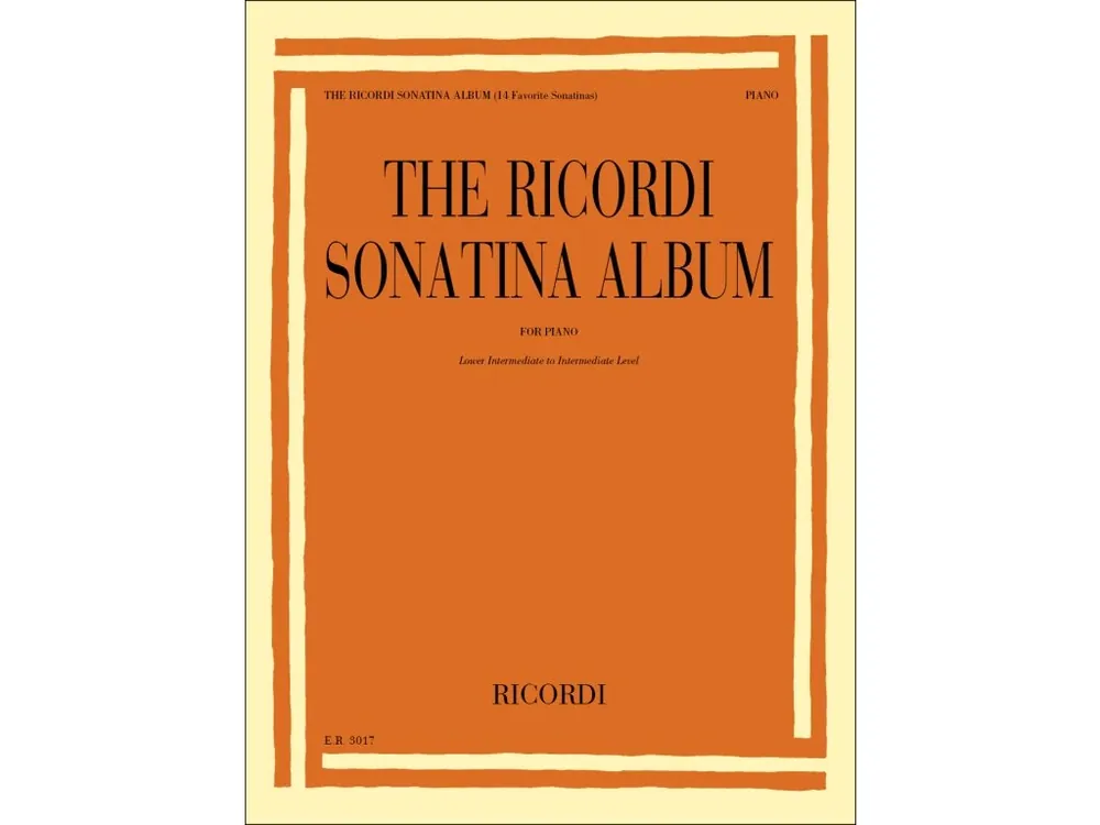 Sezónní Sleva Noty pro piano The Ricordi Sonatina Album