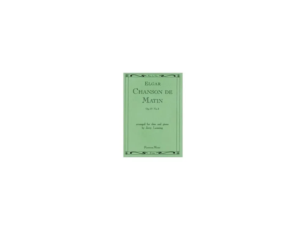 Zlevněný Noty pro hoboj Chanson De Matin Op. 15 No. 2 - Oboe And Piano