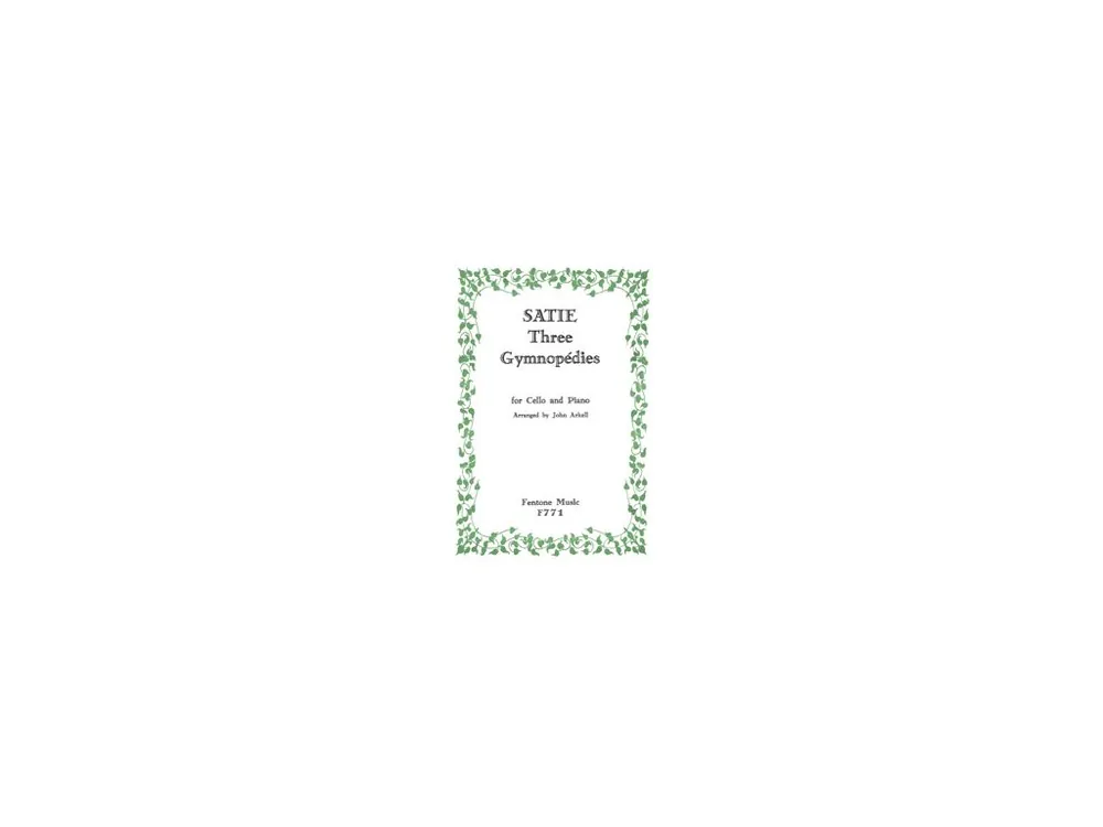 Noty pro cello Three Gymnopedies Pouze Dnes