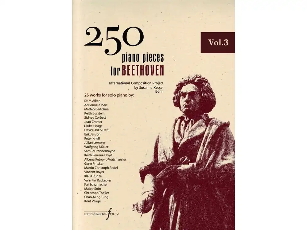 Noty pro piano 250 Piano Pieces For Beethoven - Vol. 3 Vrácení Zdarma