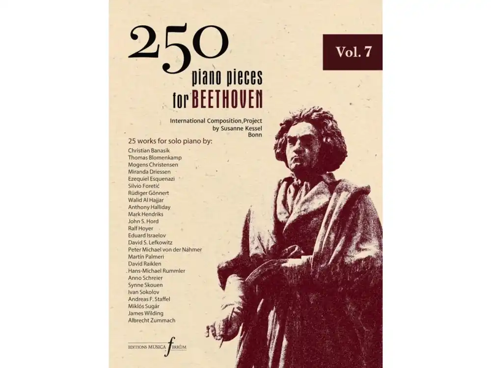 Akční Nabídka Noty pro piano 250 Piano Pieces For Beethoven - Vol. 7