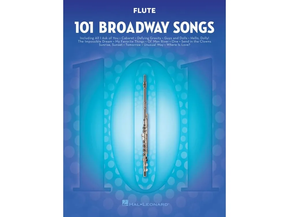 Noty pro flétny 101 Broadway Songs for Flute Jen Po Omezenou Doba