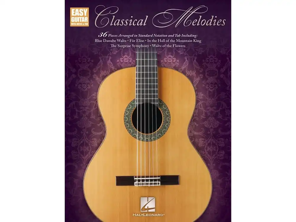 Noty pro kytaru Classical Melodies Easy Guitar With Notes & Tab Časově Omezené