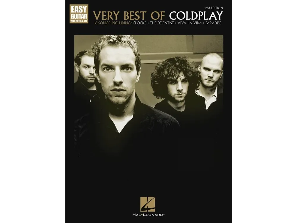 Pouze Dnes Noty pro kytaru Very Best of Coldplay - 2nd Edition