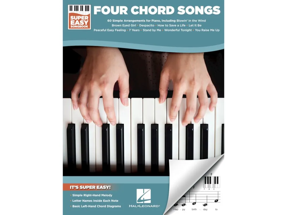 Noty pro piano Four Chord Songs - Super Easy Songbook Horká Nabídka