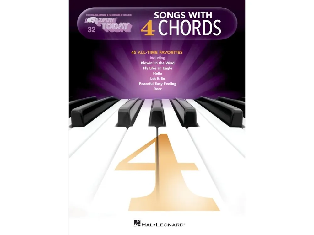Noty pro piano Songs with 4 Chords Super Cena