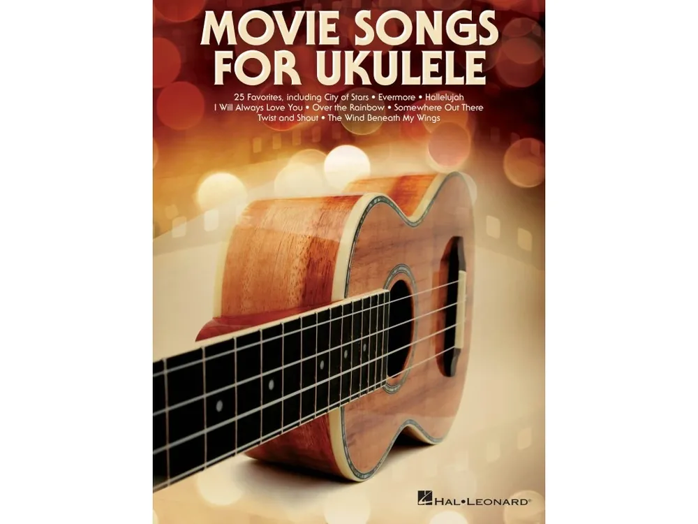 Víkendová Akce Noty pro ukulele Movie Songs for Ukulele
