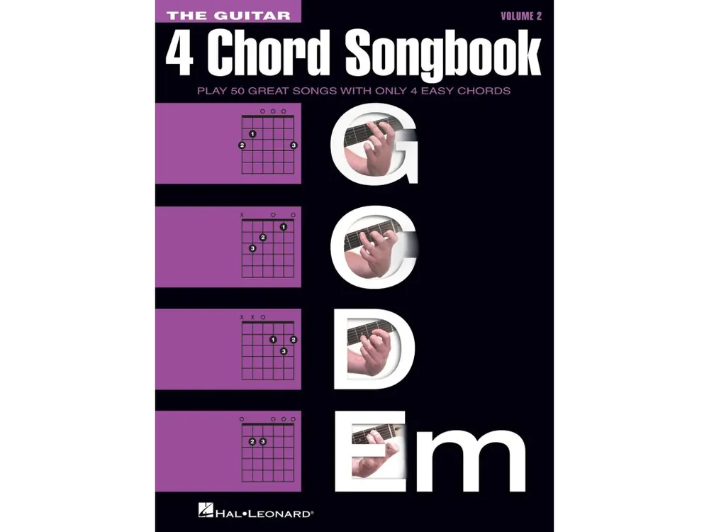 Bezpečná Platba Noty pro kytaru The Guitar 4-Chord Songbook - Volume 2
