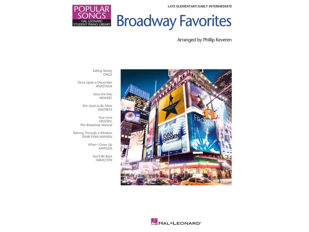 Sleva Noty pro piano Broadway Favorites - Popular Songs Series