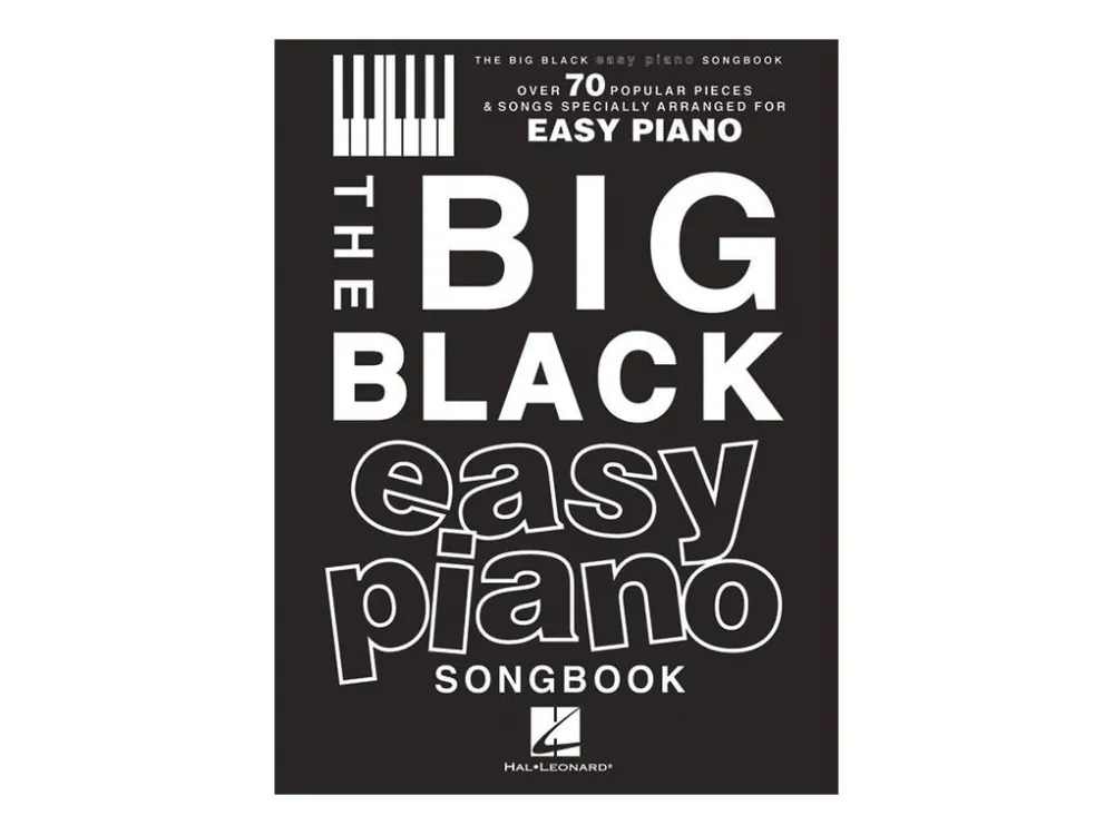 Noty pro piano The Big Black Easy Piano Songbook Akční Nabídka
