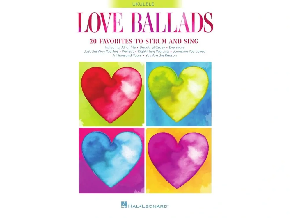 Noty pro ukulele Love Ballads Bezpečná Platba