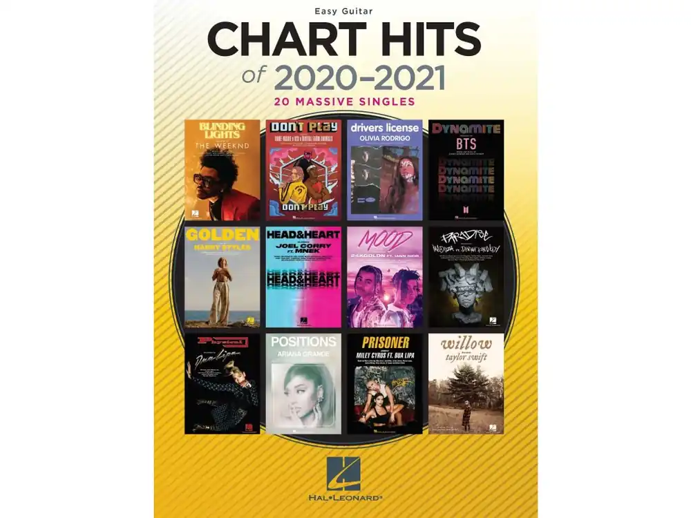 Noty pro kytaru Chart Hits of 2020-2021 Akční Nabídka