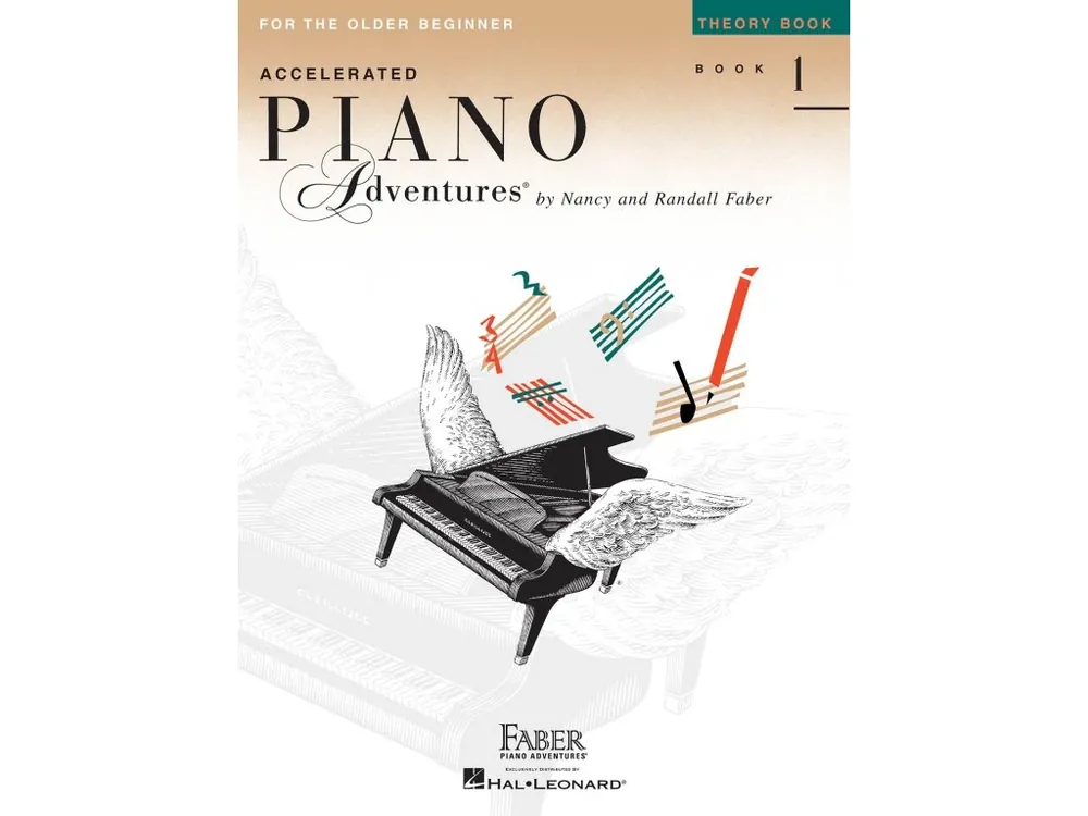 Nízká Cena Noty pro piano Piano Adventures for the Older Beginner Theory Bk1