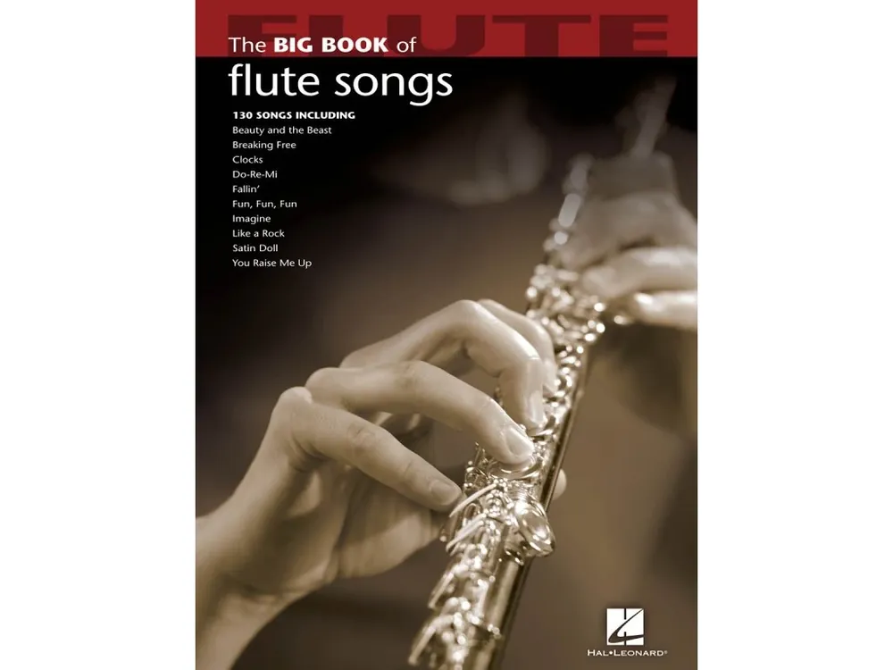 Noty pro flétny Big Book of Flute Songs Speciální Cena