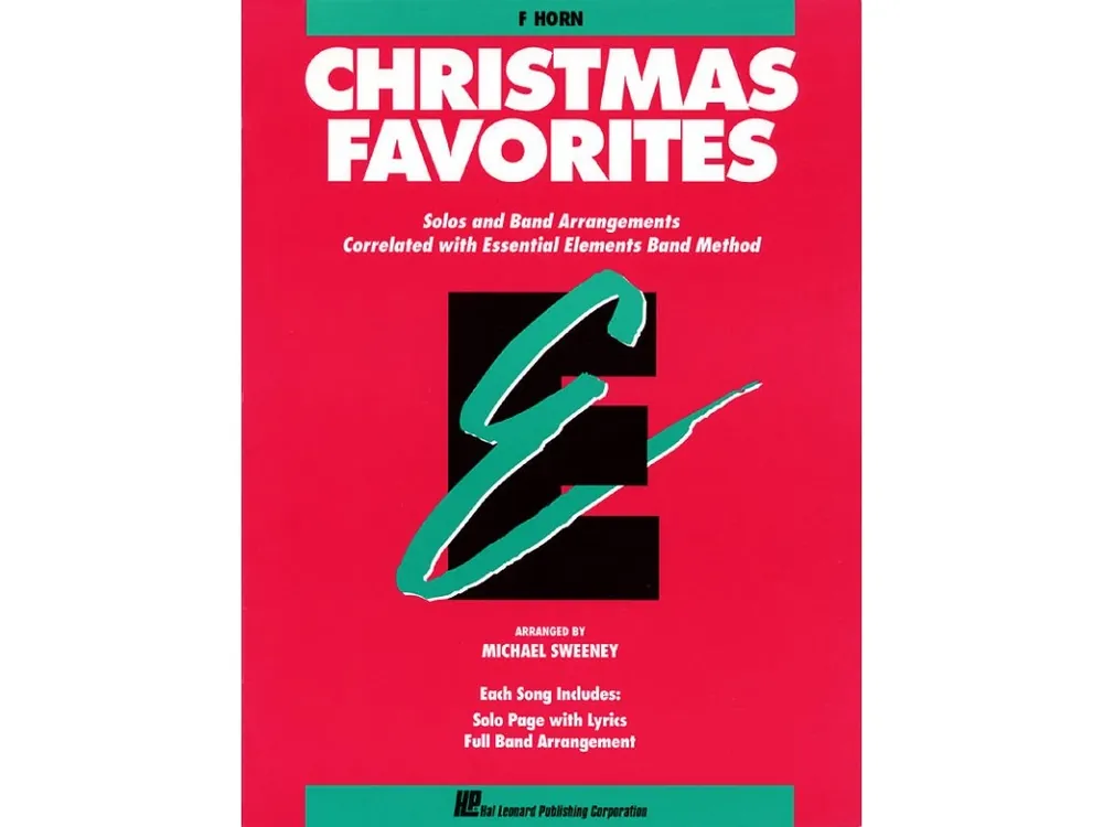Sezónní Sleva Noty pro lesní roh Essential Elements Christmas Favorites - Horn in F