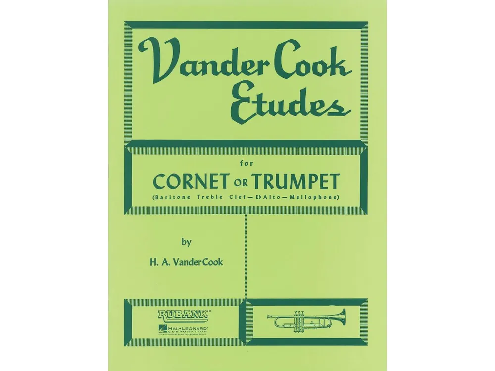 Noty pro trubku Vandercook Etudes For Cornet Or Trumpet Omezená Nabídka