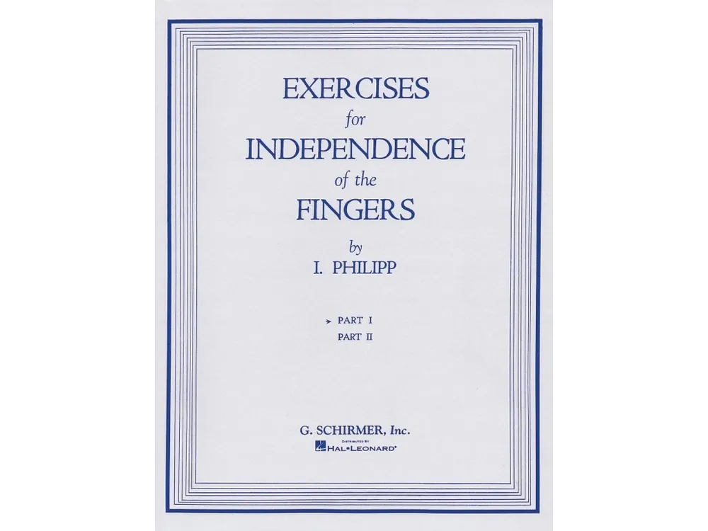 Noty pro piano Exercises for Independence of Fingers - Book 1 Autentický