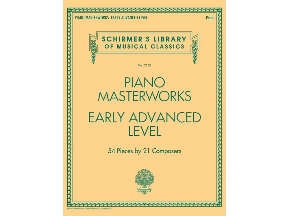 Noty pro piano Piano Masterworks - Early Advanced Level Výprodej