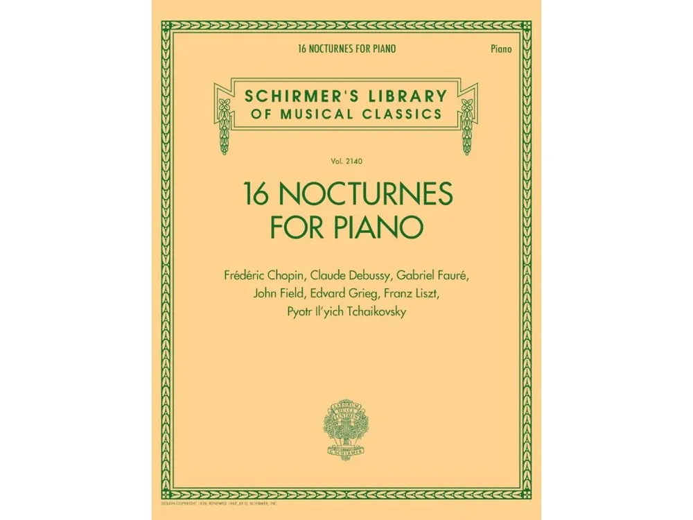 Noty pro piano 16 Nocturnes for Piano Objednat Nyní