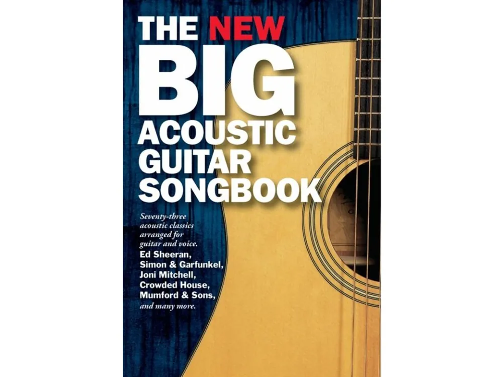 Sezónní Sleva Noty pro kytaru The New Big Acoustic Guitar Songbook