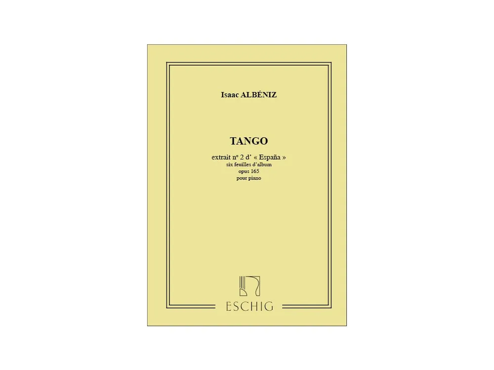 Noty pro piano Tango Oblíbený