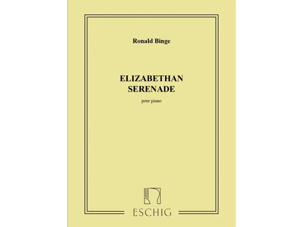 Novinka Noty pro piano Elizabeth Serenade