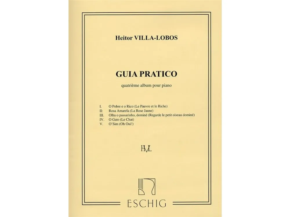 Noty pro piano Villa-Lobos Guia Pratico Album N 4 Piano Koupit Online