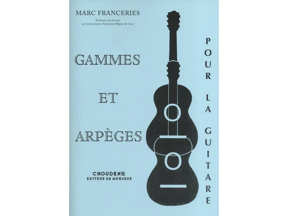 Noty pro kytaru Gammes Et Arpèges Pour La Guitare Cenový Hit