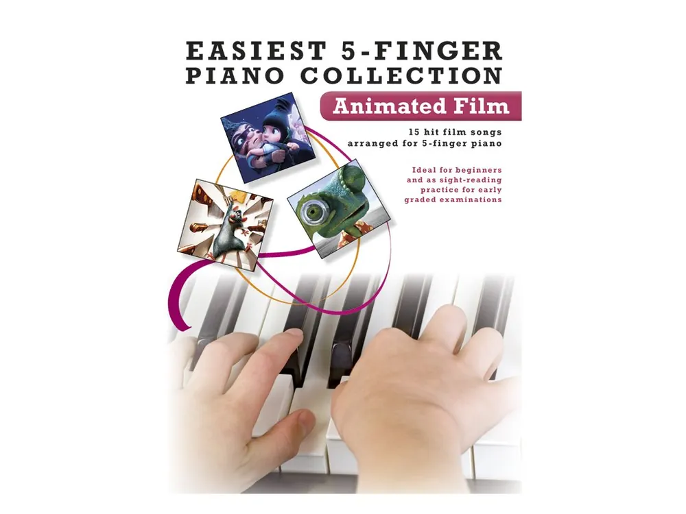 Noty pro piano Easiest 5-Finger Piano Collection Animated Film Ověřený