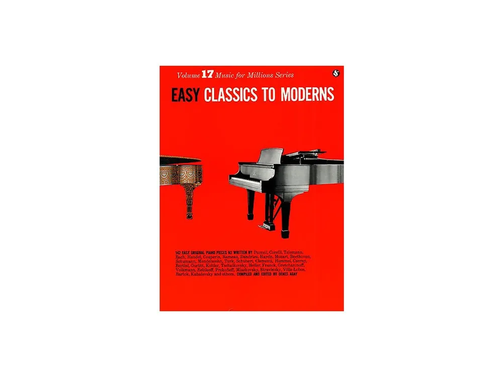 Noty pro piano Easy Classics To Moderns (Music for Millions 17) Zlevněný
