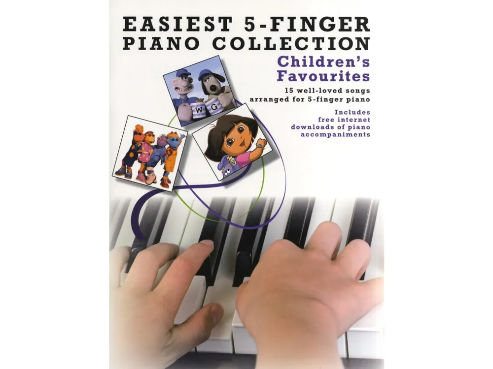 Horká Nabídka Noty pro piano Easiest 5-Finger Piano Collection Children‘s Favo