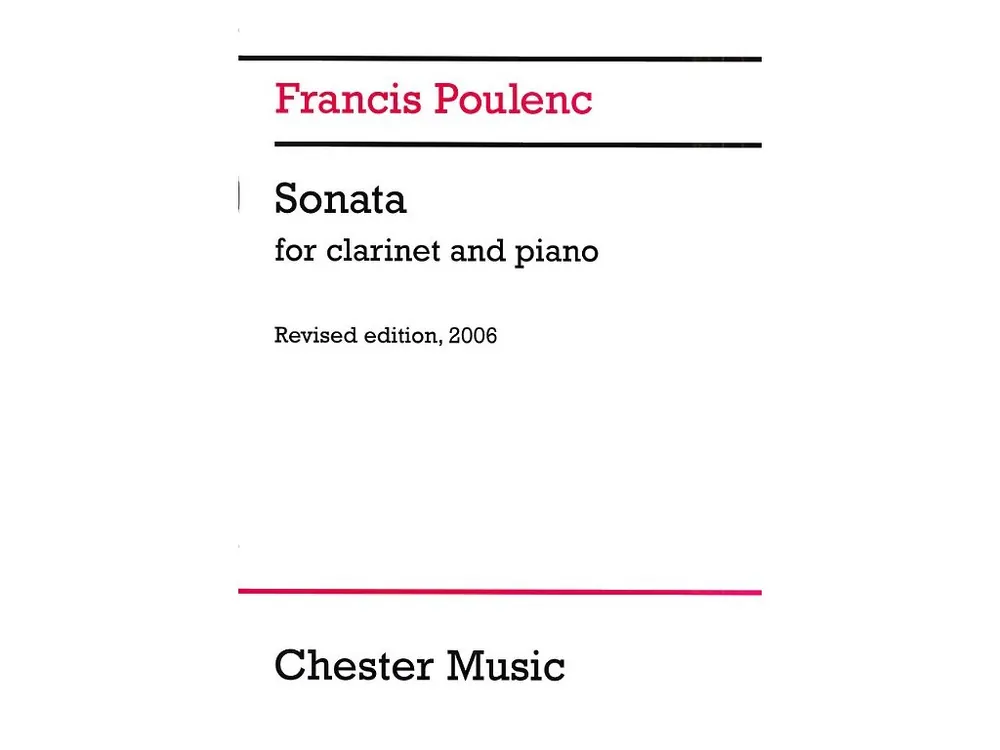 Cenová Bomba Noty pro klarinet Clarinet Sonata