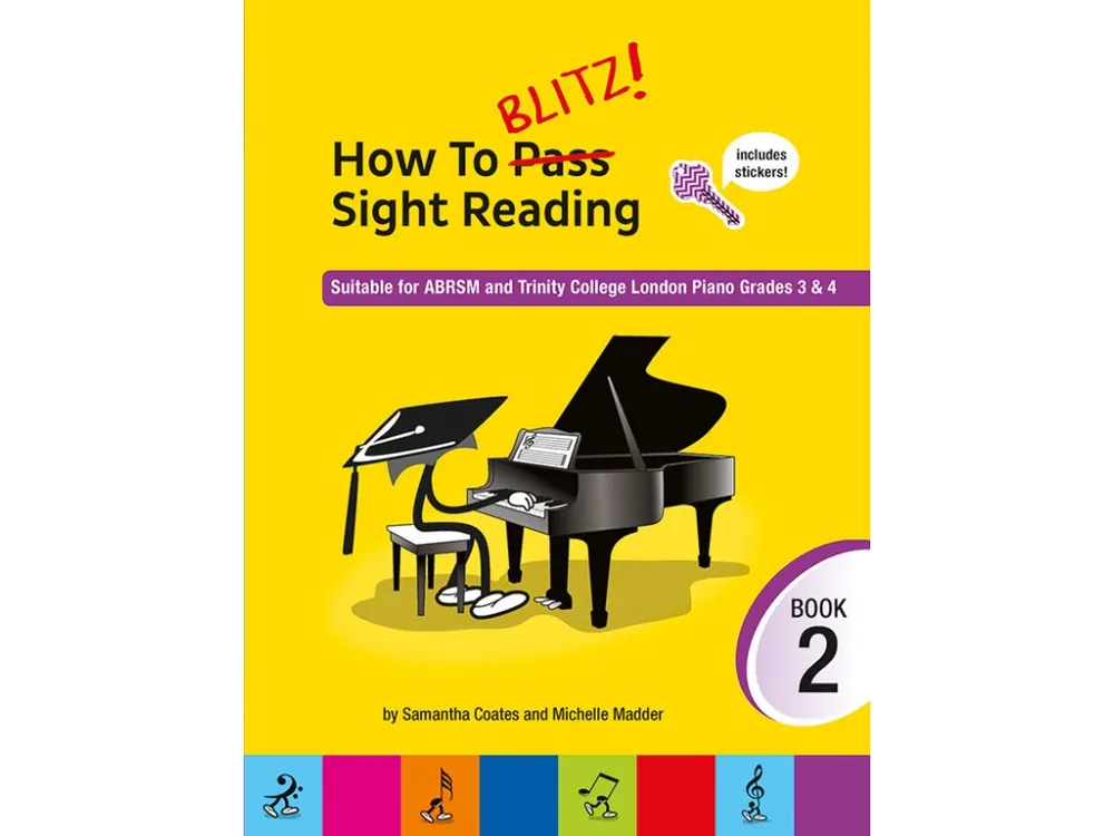 Noty pro piano How To Blitz! Sight Reading Book 2 Nízká Cena