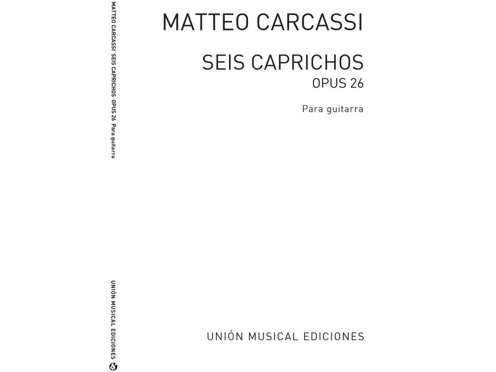 Noty pro kytaru Seis Caprichos Op.26 (R Sainz De La Maza) Guitar Víkendová Akce