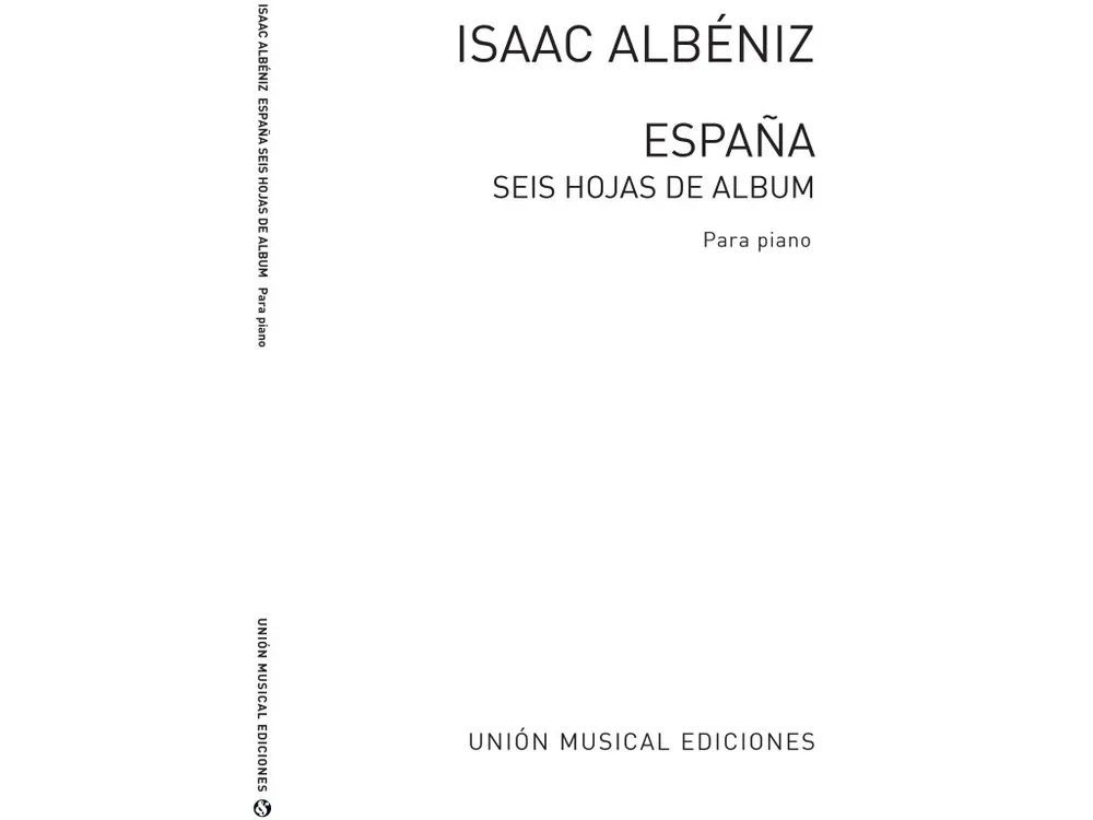Novinka Noty pro piano Albeniz Espana Op.165 Seis Hojas De Album Complete