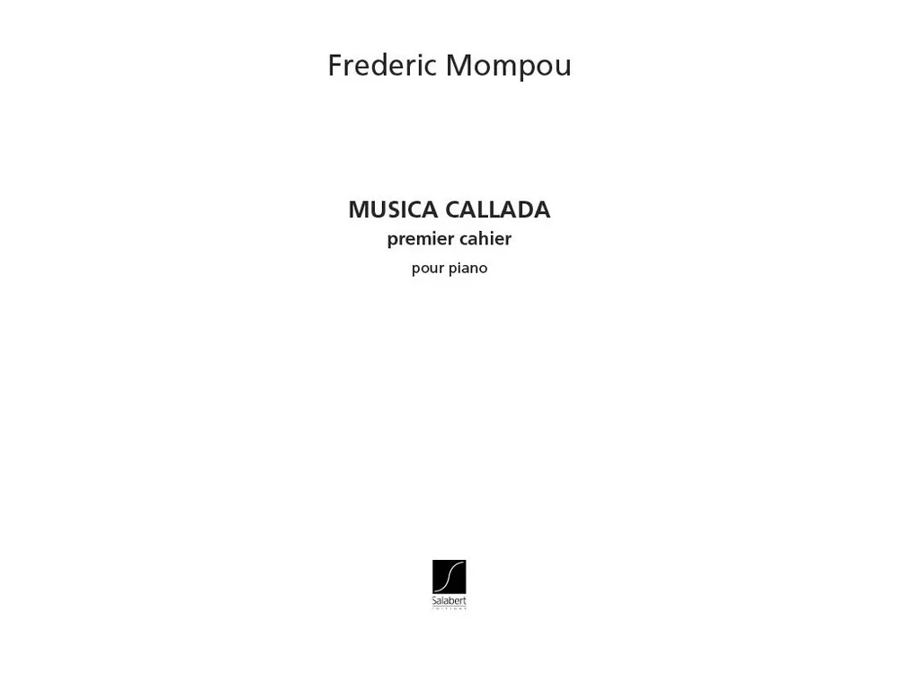 Noty pro piano Musica Callada 1 Cenový Hit