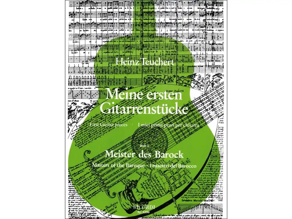 Noty pro kytaru Meine ersten Gitarrenstücke - Meister des Barock Ověřený