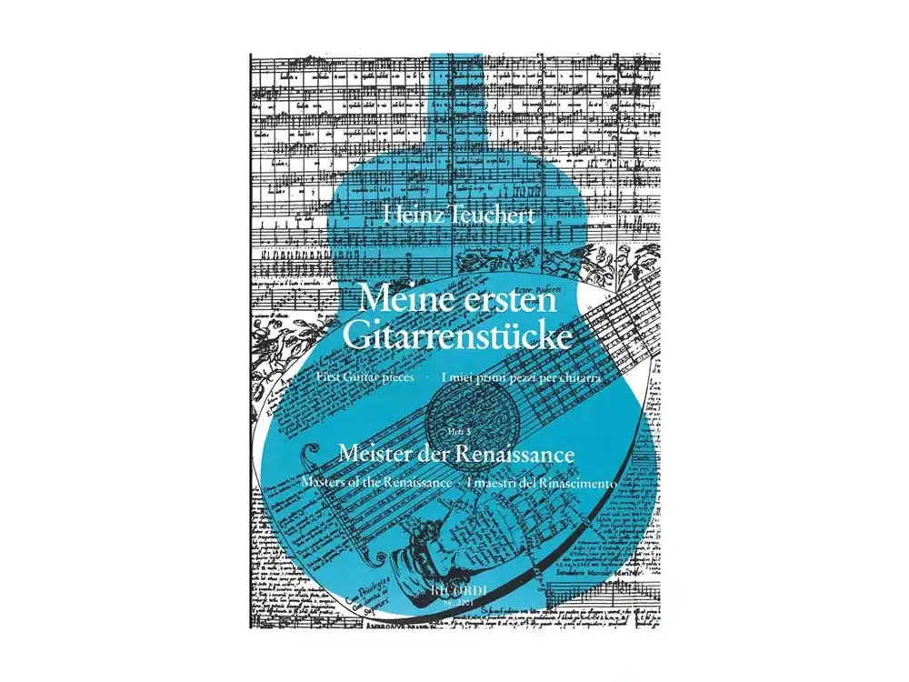 Noty pro kytaru Meine ersten Gitarrenstücke - Meister Renaissance Zlevněný