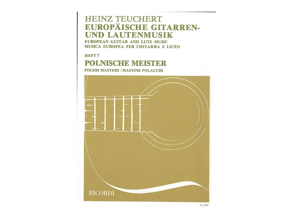 Ihned K Objednání Noty pro kytaru Europäische Gitarren- und Lautenmusik