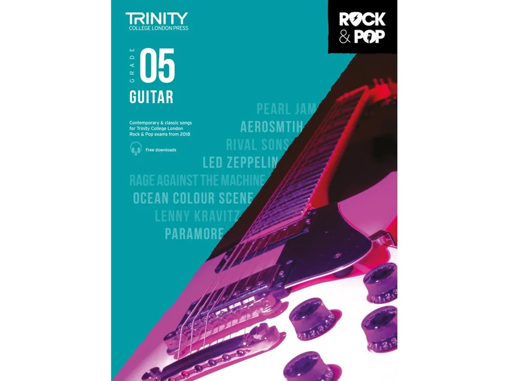 Cenově Výhodný Noty pro kytaru Trinity Rock and Pop Guitar Grade 5