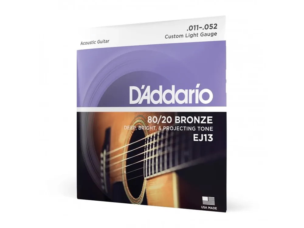 Struny pro akustickou kytaru Daddario EJ13 11-52 Akce