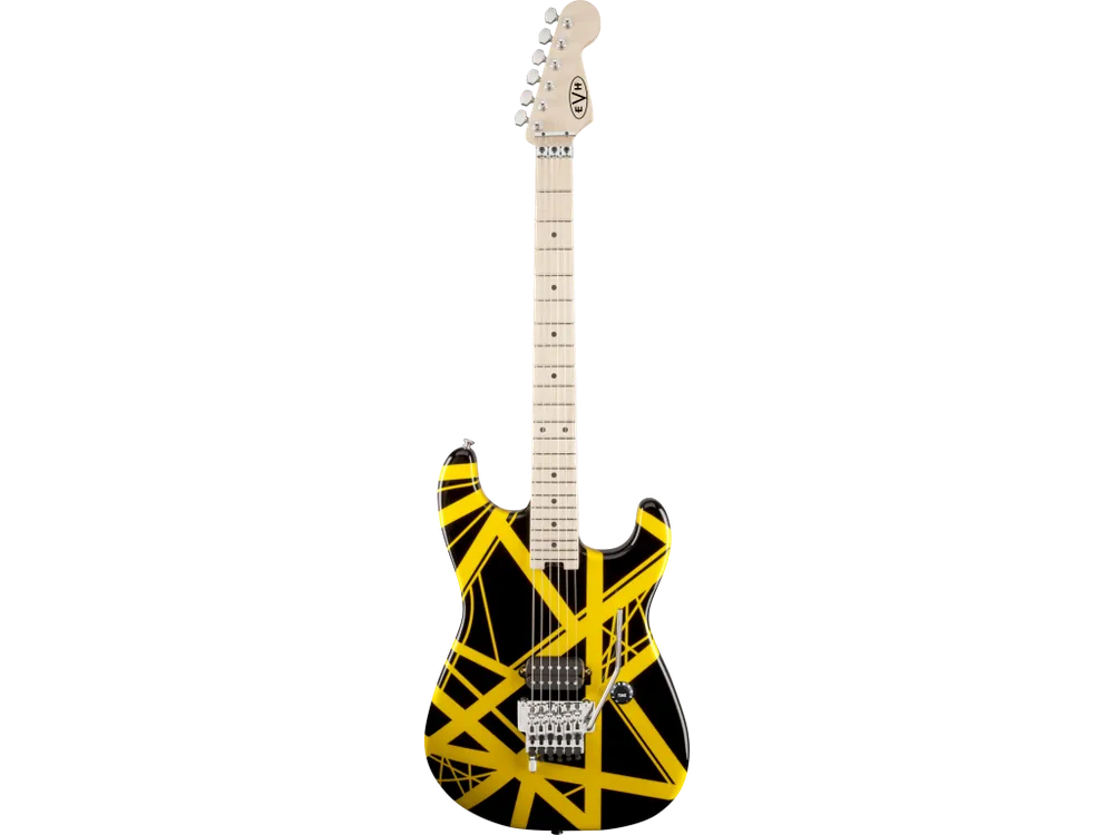 Elektrická kytara EVH Stripe Series - Yellow Stripes Aktuální
