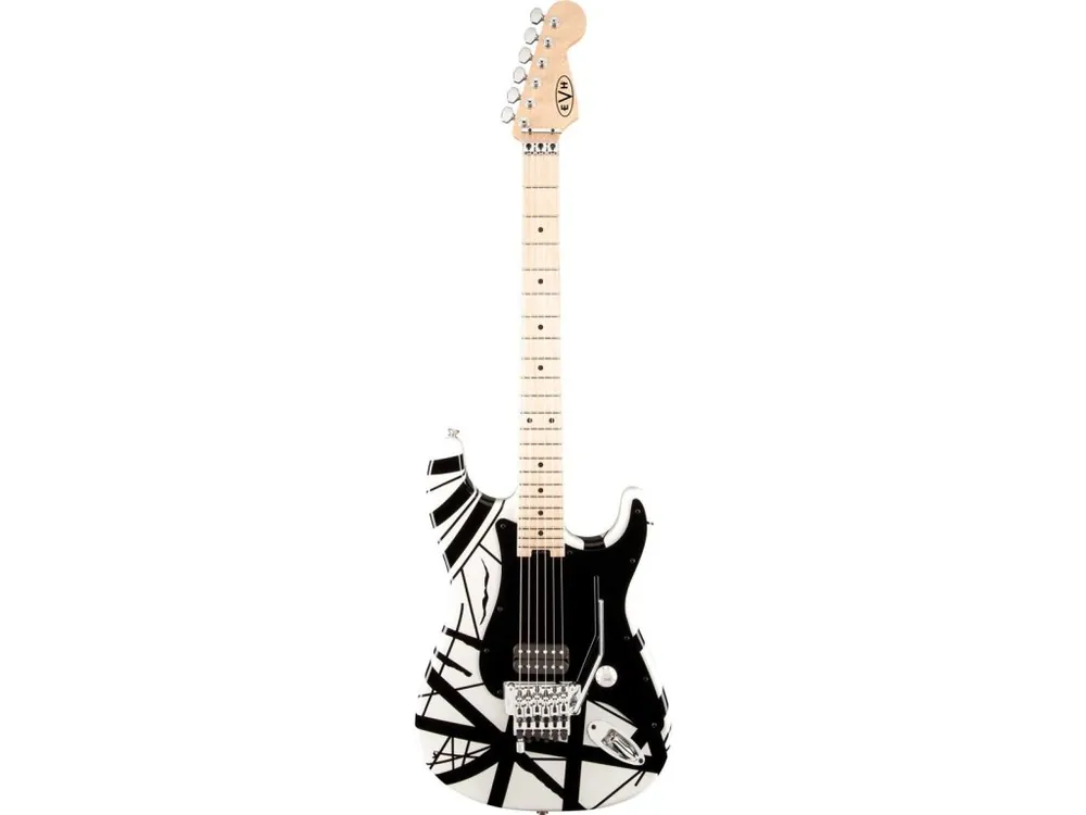 Elektrická kytara EVH Stripe Series - Black Stripes Speciální Cena