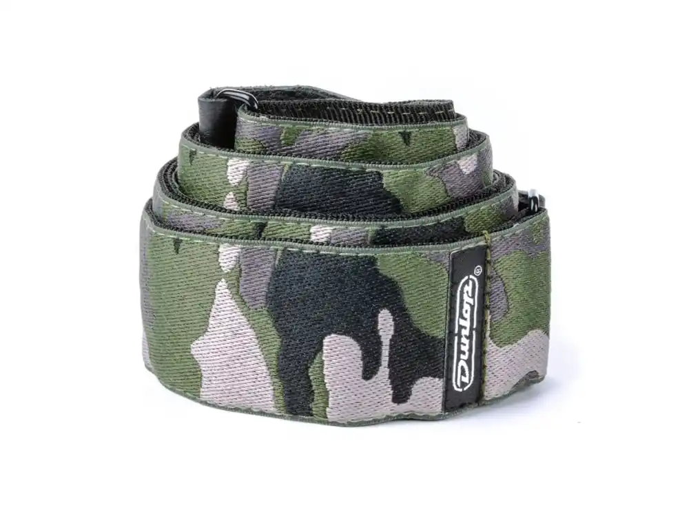 Kytarový popruh DUNLOP - D6716 TRACOLLA JACQUARD RANGER GREEN Pouze Dnes