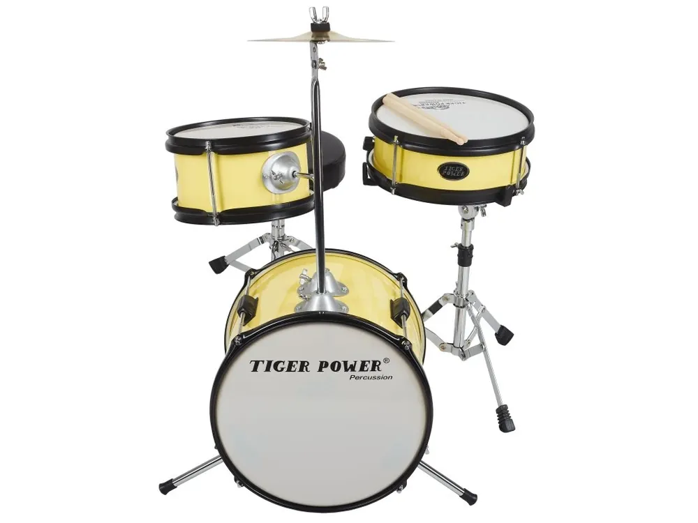 Zlevněný Dětská bicí souprava TIGER POWER TCCJR30 Yellow