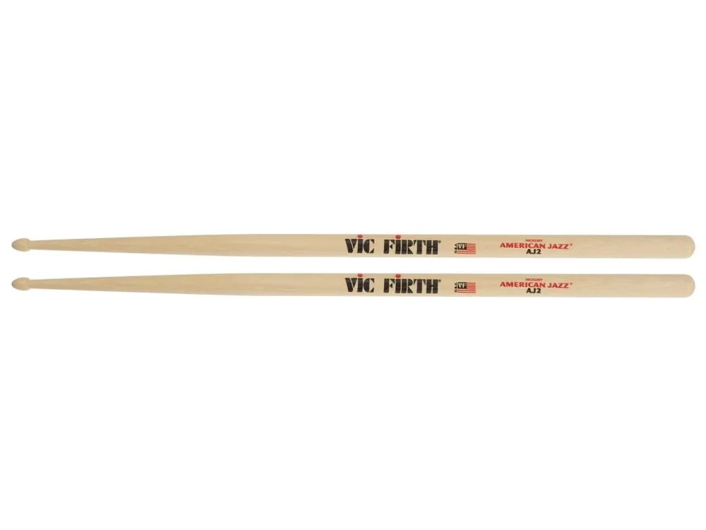 Hickorové paličky VIC FIRTH AJ2 American Jazz Nejprodávanější