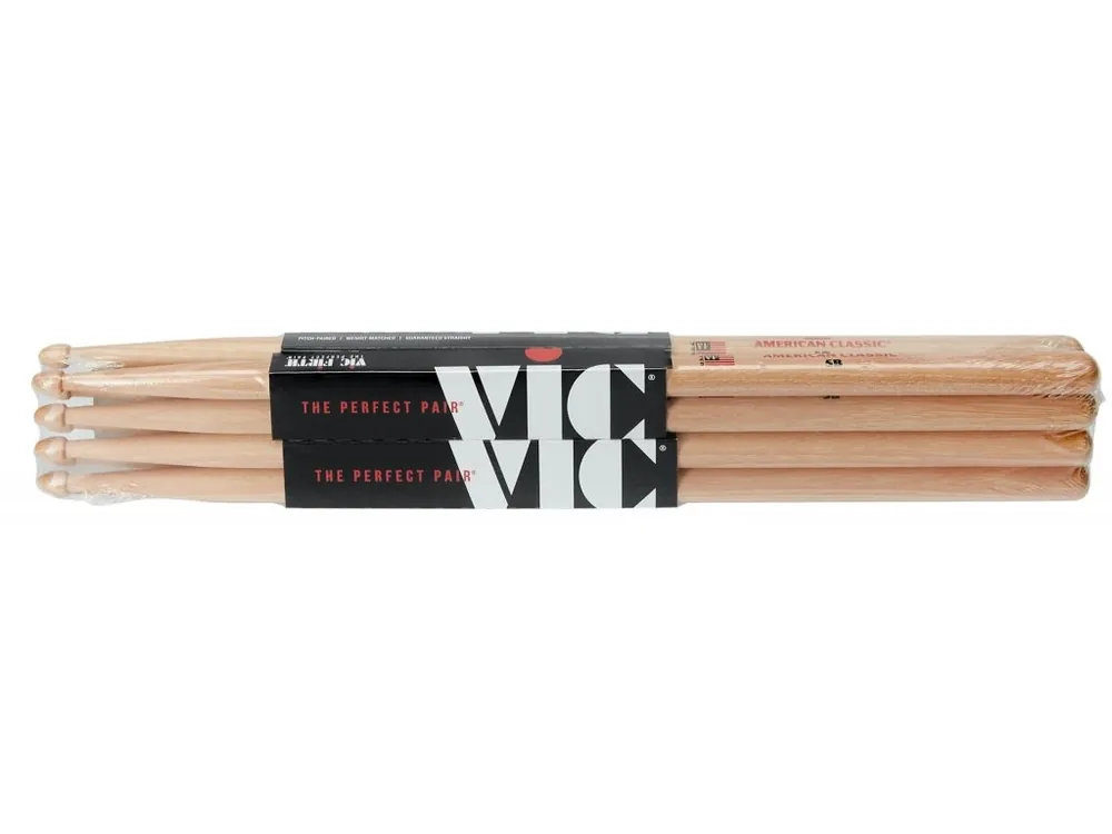 Tovární Cena Zvýhodněný set hickorových paliček VIC FIRTH 5B 4 Pack